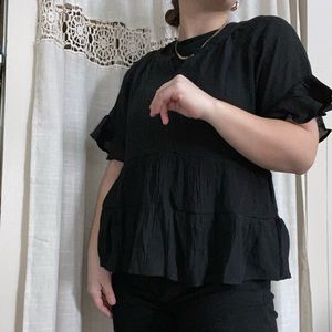 Ruffled blouse